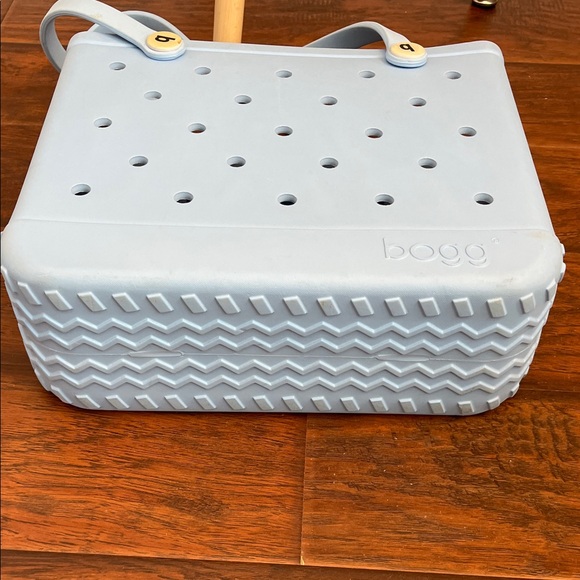 Bogg Baby Medium Bag Light Sky Blue Tote Bag with Insert Bag - Picture 10 of 11